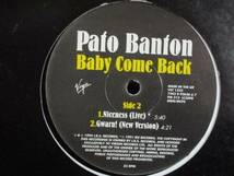 Pato Banton ： Baby Come Back 12'' // 5点で送料無料_画像2