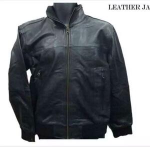 新品　本革　Basic スタイル レザージャケット Leather Jacket 42