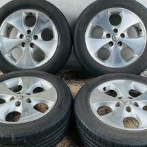 溝有。TOYOTA アルファード10系 純正17インチ7J+45 114.3/5H DAYTON 215/60R17ラジアル4本。C-HR 20系アルファードエスティマ。18 年式。_画像1