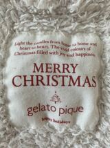 クリスマス限定！　gelato pique ☆薄ピンク　ロングカーディガン　着丈約90cm ジェラピケ　MERRY CHRISTMAS 防寒　もこもこ_画像2