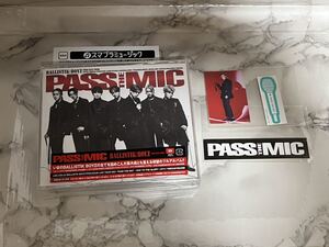 未使用 PASS THE MIC (CD＋2LIVE CD＋スマプラ) & ステッカー 3枚 松井利樹 BALLISTIK BOYZ from EXILE TRIBE LIVE音源CD BBZ バリ 3CD