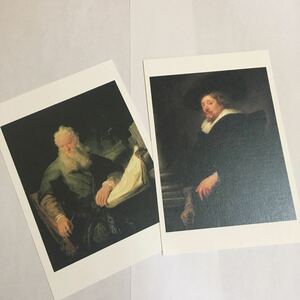 絵はがき☆Flemish and Dutch Paintings from… ルーベンス自画像 等 2種セット☆ウィーン美術史美術館