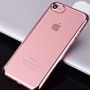 バンパー風背面クリアメタリックiPhoneケース iPhoneXS Max