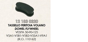 RMS 12183 0320 неоригинальный резина колпак ( отметка зажигание большой ) маховое колесо Vespa V50/V100