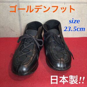 [ selling out! free shipping!]A-158 Golden foot lady's shoes walking shoes 23.5cm! made in Japan! used box less .!