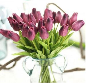 [5~8] artificial flower,30 piece, Mini tulip, wedding for, house. equipment ornament for, cheap 