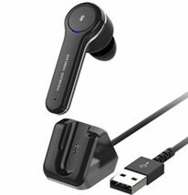 新品・防水Bluetoothイヤホンマイク 充電クレードル付 Siri対応 ヘッドセット ハンズフリー通話 車内 USB カシムラ BL-102 高音質 _画像2