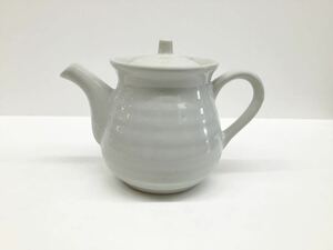 ★お買い得★ティーポット★白★陶器★700ml★大★箱なし〈Y51〉【U】