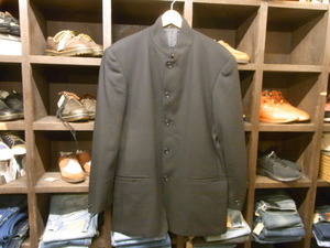 ビックサイズ ZINIZ HOMME SUIT JACKET SIZE XL スーツ ジャケット ノーカラー 5つボタン