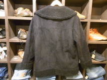 GAP FAKE MOUTON BOA DOUBLE RIDERS JACKET SIZE M ギャップ フェイク ムートン ボア ダブル ライダース ジャケット B-3_画像2