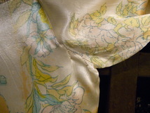 70'S BON HOMME PATTERNED SATIN UKIYOE SHIRTS SIZE M ヴィンテージ 総柄 サテン シャツ 長袖 浮世絵_画像5