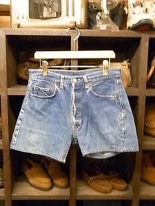 70’S LEVI'S #501 66 SHORTS SIZE 32 前期 ヴィンテージ リーバイス ショーツ ハーフパンツ ジーンズ シングルステッチ インディゴ染め 縦