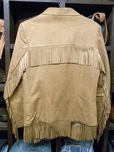 60'S SEARS ROEBUKS 'HERRYBROOKS' FRINGE LEATHER JACKET SIZE M? シアーズ ローバックス フリンジ レザー ジャケット ヴィンテージ_画像2