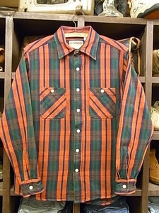 CAMCO HEVY NEL SHIRTS CHECK SIZE M カムコ ヘビー ネル シャツ チェック 長袖