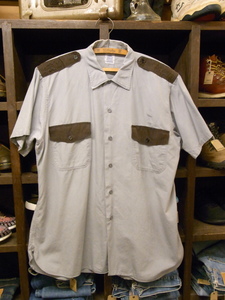 ビッグサイズ 60'S ELLECO TWO TONE WORK SHIRTS SIZE XL? ヴィンテージ ワーク シャツ ツートン エポレット