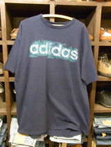 ビッグサイズ 80'S MADE IN USA ADISAS LOGO T-SHIRTS SIZE XL ヴィンテージ アメリカ製 アディダス Tシャツ 半袖_画像1