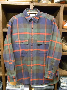 90'S MADE IN USA L.L.BEAN CHECK NEL SHIRTS SIZE M アメリカ製 エルエルビーン チェック ネル シャツ 長袖