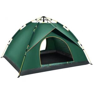 テントワンタッチテント3〜4人用キャンプテント1層式の簡単設置UVカット加工防風