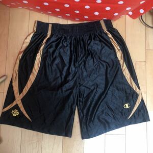  Champion ba Span shorts gold black embroidery entering 