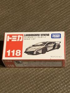 トミカ ★ No.118 ランボルギーニ　ヴェネーノ　新品未開封！