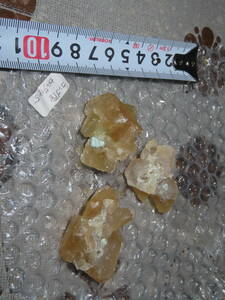 天然石宝石水晶まとめて3点 コンゴ産　カルサイト クラスター　ポイント レインボー 鉱物標本 水晶 クリスタル クォーツ QUARTZ