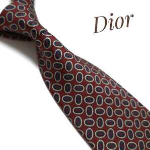 Christian Dior クリスチャン ディオール ネクタイ ハイブランド 高級 赤系 672