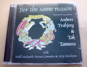 Anders Trabjerg & Tak Tamura / For the Same Reason CD Celtic Music Celt аккордеон Fiddle Tamura .. Irish вилка 