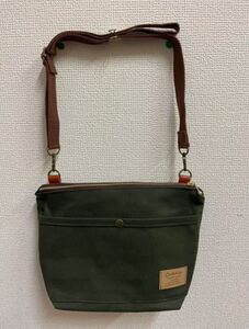 ハンドメイド★帆布ショルダーバッグ