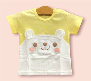 ★即決★新品タグ付 キッズズー kid's zoo★動物柄 くまさん 天竺 半袖Tシャツ★ベビー 90cm （1-2才目安）￥2090