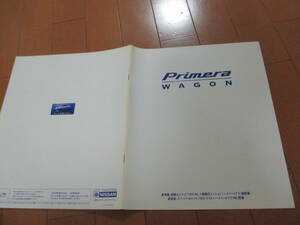 庫35200　カタログ ■日産●プリメーラ　ワゴン　Primera●1998.9　発行●35　ページ