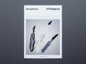 【カタログのみ】Roland 2019.09 Aerophone 検 AE-10 AE-05 AE-01 Digital Wind Instrument エアロフォン サックス リコーダー ローランド