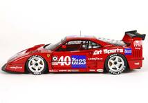 BBR 1/18 フェラーリ F40 1990 IMSA TOPEKA ART SPORTS #40 シュレッサー/ジャブイーユ ! ディスプレイケース付！限定299台！絶版！_画像5