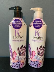 KERASYS ケラシス パフュームシャンプー&コンディショナー エレガンス&センシュアル 未開封 韓国コスメ