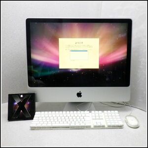MA-9【現状品】iMac (24-inch, Early 2008) 2.8GHz Intel Core 2/3GB/320GB◆OSインストールDVD付