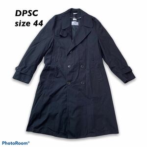 ヴィンテージ　US古着　DPSC トレンチコート　米軍　ライナー付き　黒色　44 ブラック　米軍実物 U.S.ARMY 陸軍 オールウェザー　90s 90年