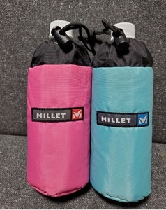 MILLET ペットボトルカバー ピンク、ブルー