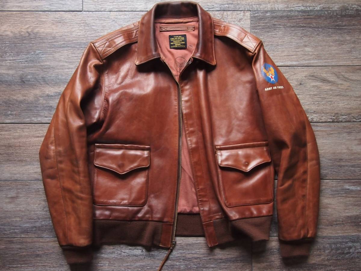 即納!最大半額!】 A-2ジャケット LEATHER AERO - レザージャケット ...