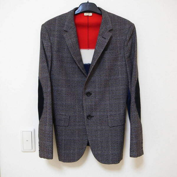 fw08 JUNYA WATANABAE MAN COMME des GARCONS ツイード ジャージー ジャケット サイズSS