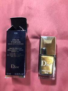 DIOR ディオール ネイルヴェルニ バーズオブアフェザー ゴールド814