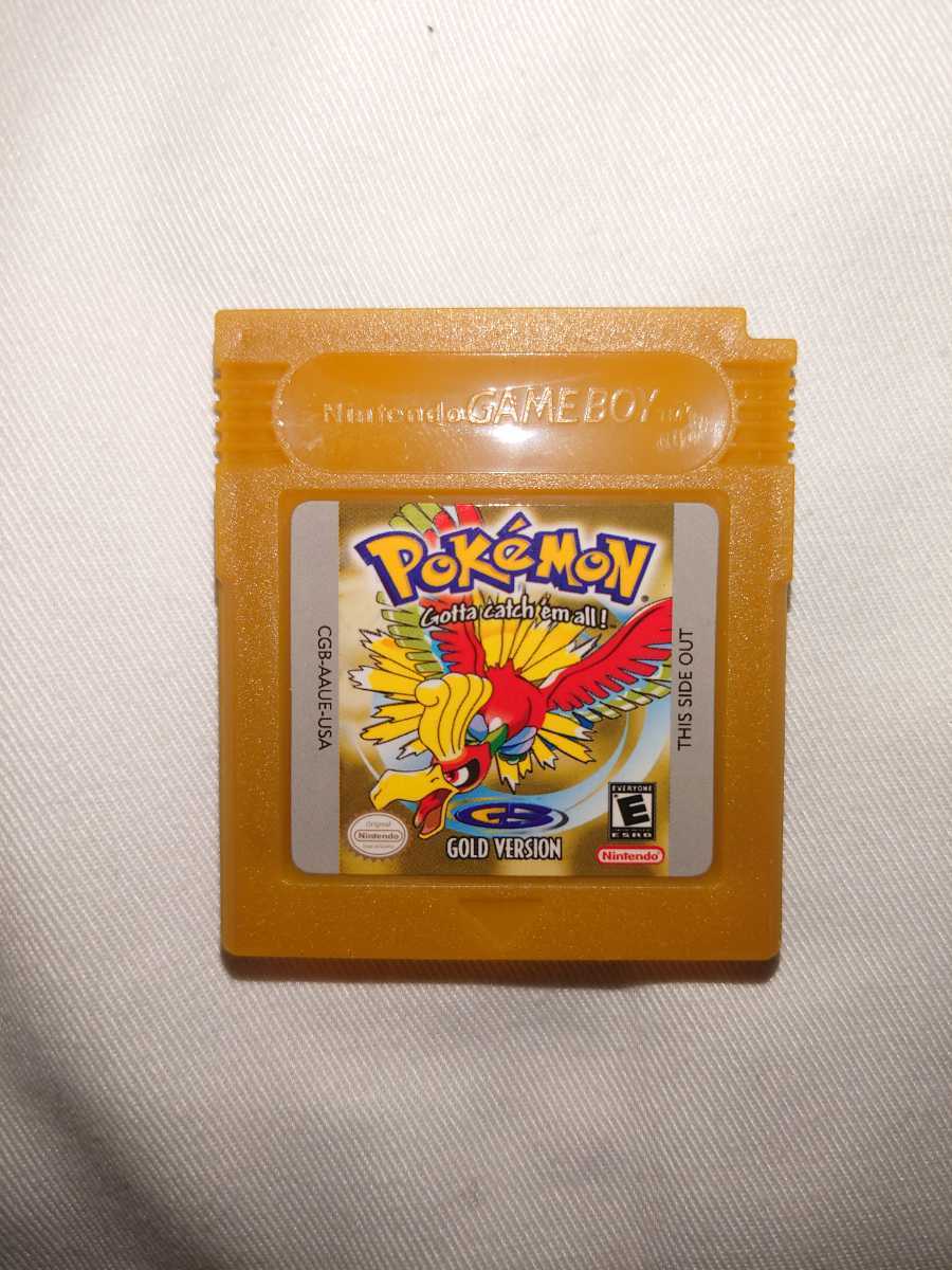 任天堂 Nintendo ポケットモンスター金 英語版(海外版?) 文学