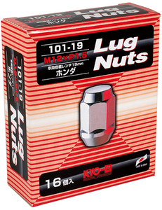 KYO-EI ホイールナット キョーエイ 101-19-16P 1.5 19HEX M12 メッキ ナット 袋 16個 1SET 全長31mm Lug Nut 協永