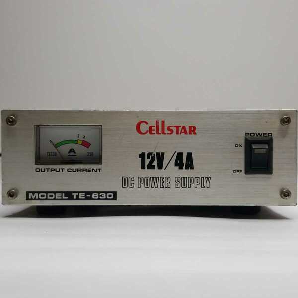 定電圧型ホーム電源 Cellstar 12V/4A DC POWER SUPPLY MODEL TE-630　CeLLSTAR TE-630