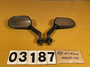 送料A [DA03187]即決!!MTX200 MD07 汎用　社外　ミラー左右　オフ車!!同梱可!!実働車外し!!検索)MD07-100