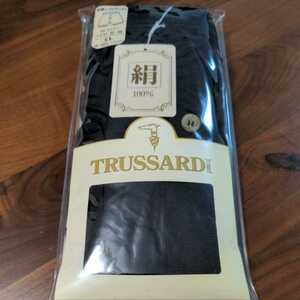 【新品未使用】TRUSSARDI underwear トラサルディアンダーウェア トランクスシルク ブラック　サイズLL