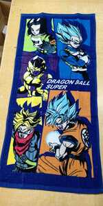 ドラゴンボール超 フェイスタオル 新品・未開封・即決 ネイビー系