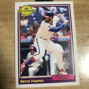 2022 topps montgomery 582 Bryce Harper