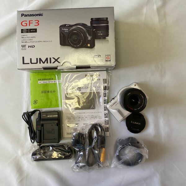 　美品　LUMIX パナソニック Panasonic DMC-GF3 ミラーレス一眼カメラ