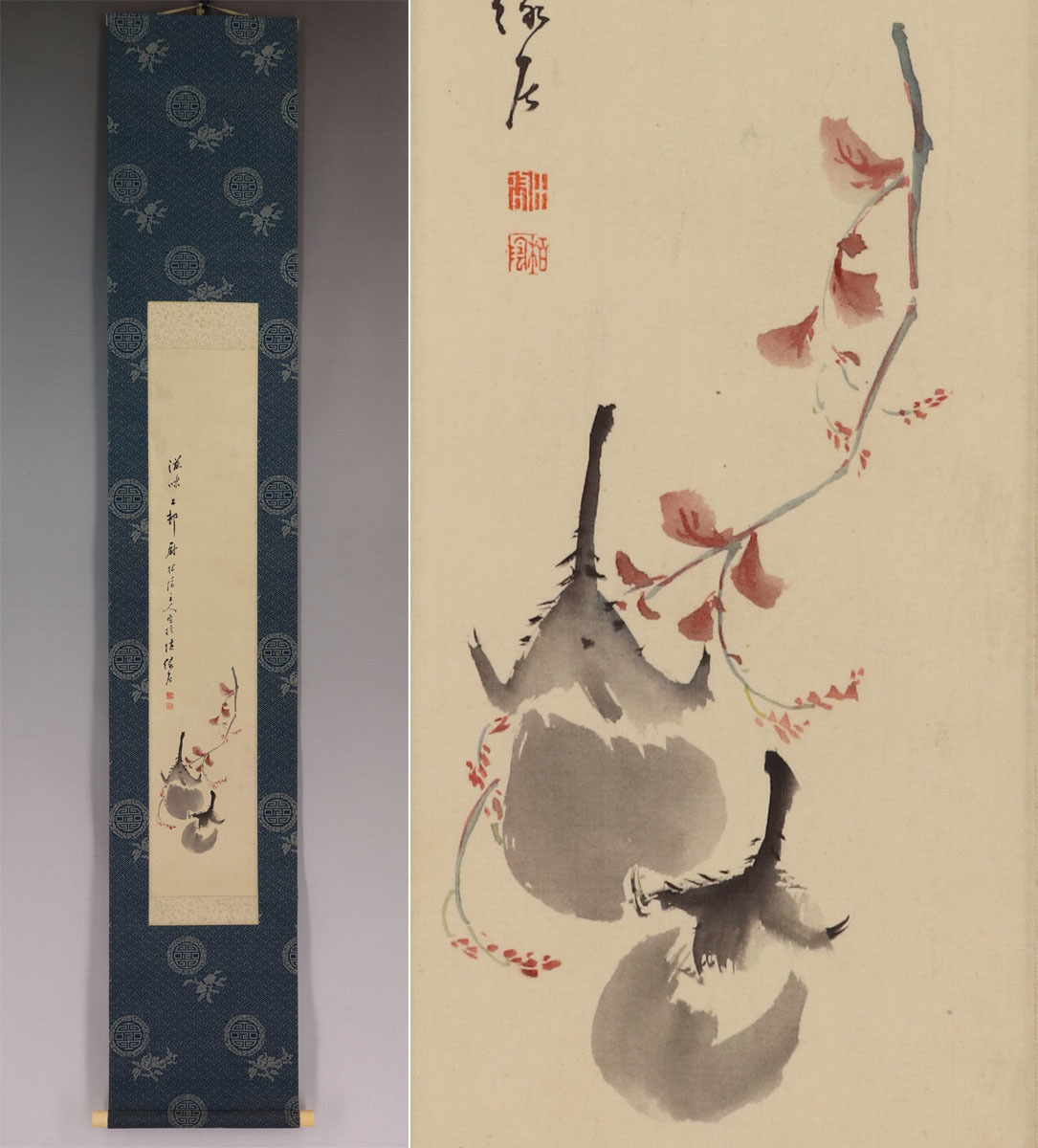 2025年最新】Yahoo!オークション -掛け軸 茄子(絵画)の中古品 2025年最新】Yahoo!オークション -掛け軸 茄子(絵画)の中古品