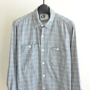 USA производства одежда, сконструированная и изготовленная на научной основе гора poke проверка рубашка серый size XS
