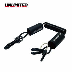 UNLIMITED　アンリミテッド　フローティングランヤード　ブラック（UFL2101-BK）　レターパックライト対応